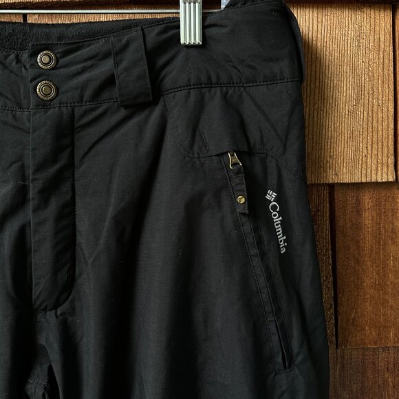 EUC Columbia Black Titanium Snowboard/Ski Pants Flower Detail in Women's Small - Picture 5 of 13